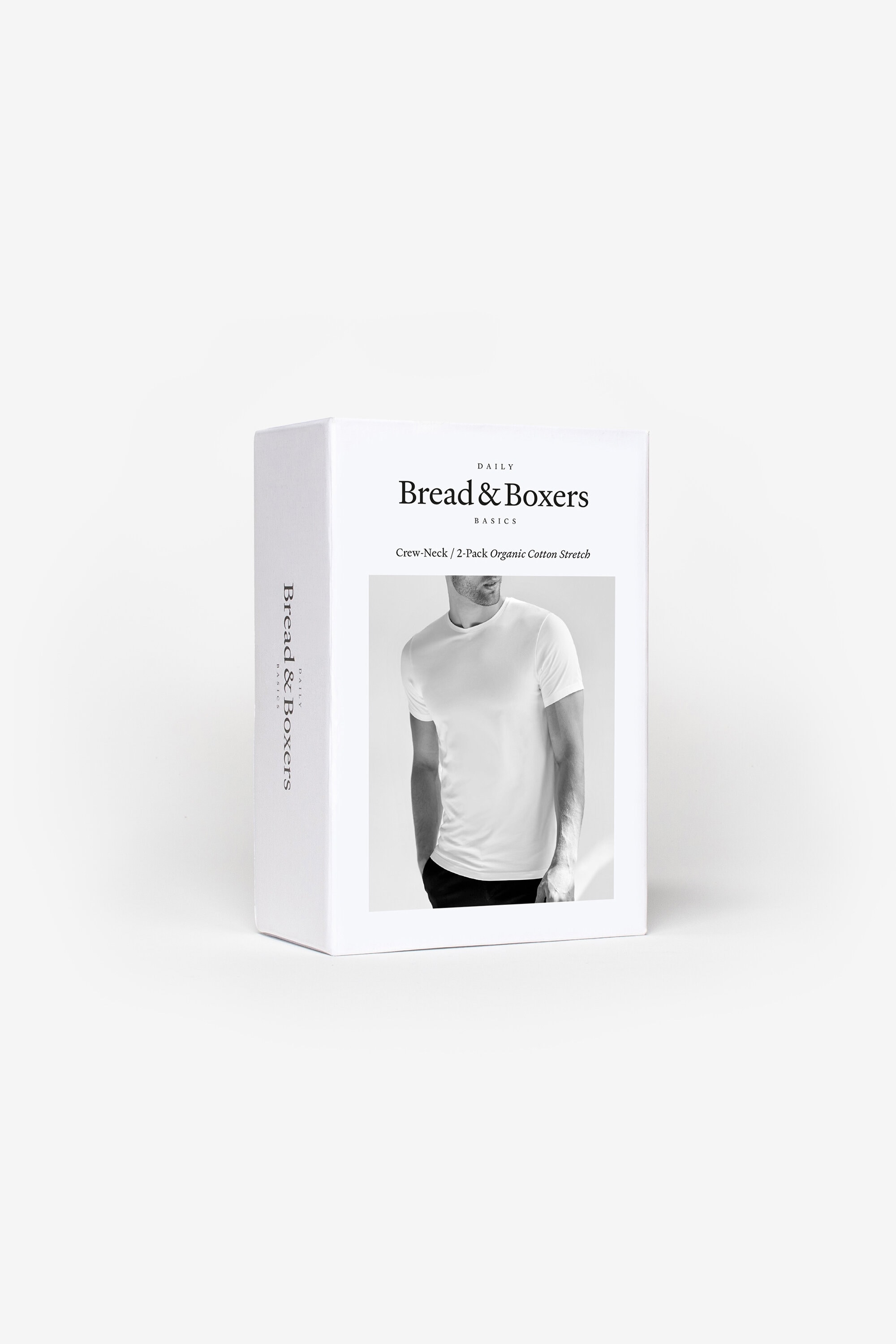 White singlet for women with round neck made of organic cotton and elastane  - Bread & Boxers