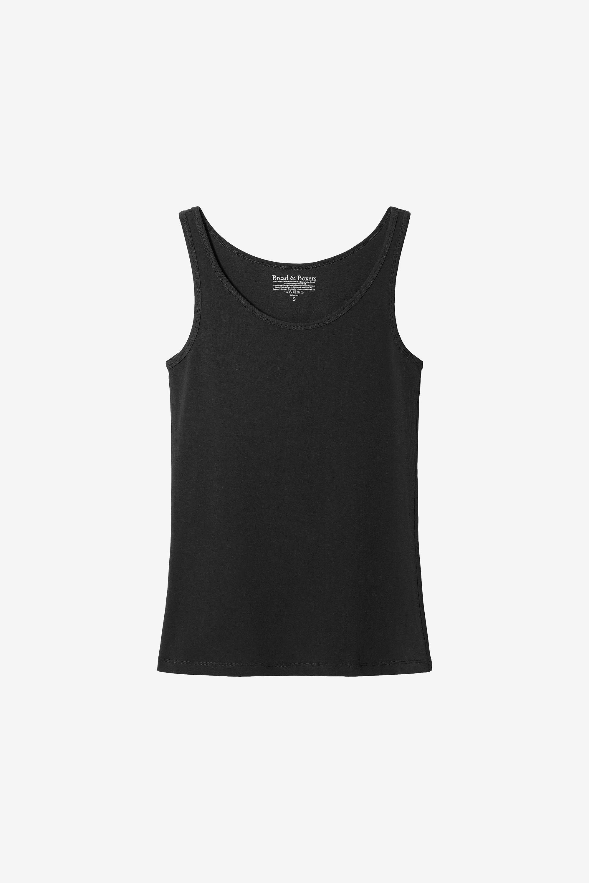 Cotton Thin Strap Tank Top in Better Be Butter